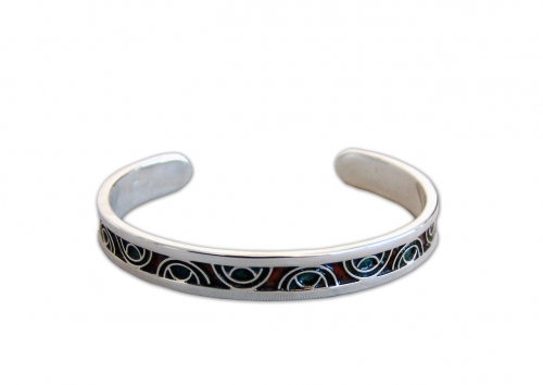 A-10        <br>                                 Bracelet. <br> 925 silver. Hot enamel.