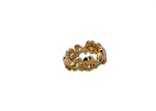 К-34.  <br>        Ring. <br> 585 gold.